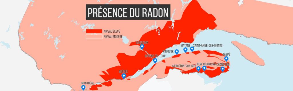 Présence du radon